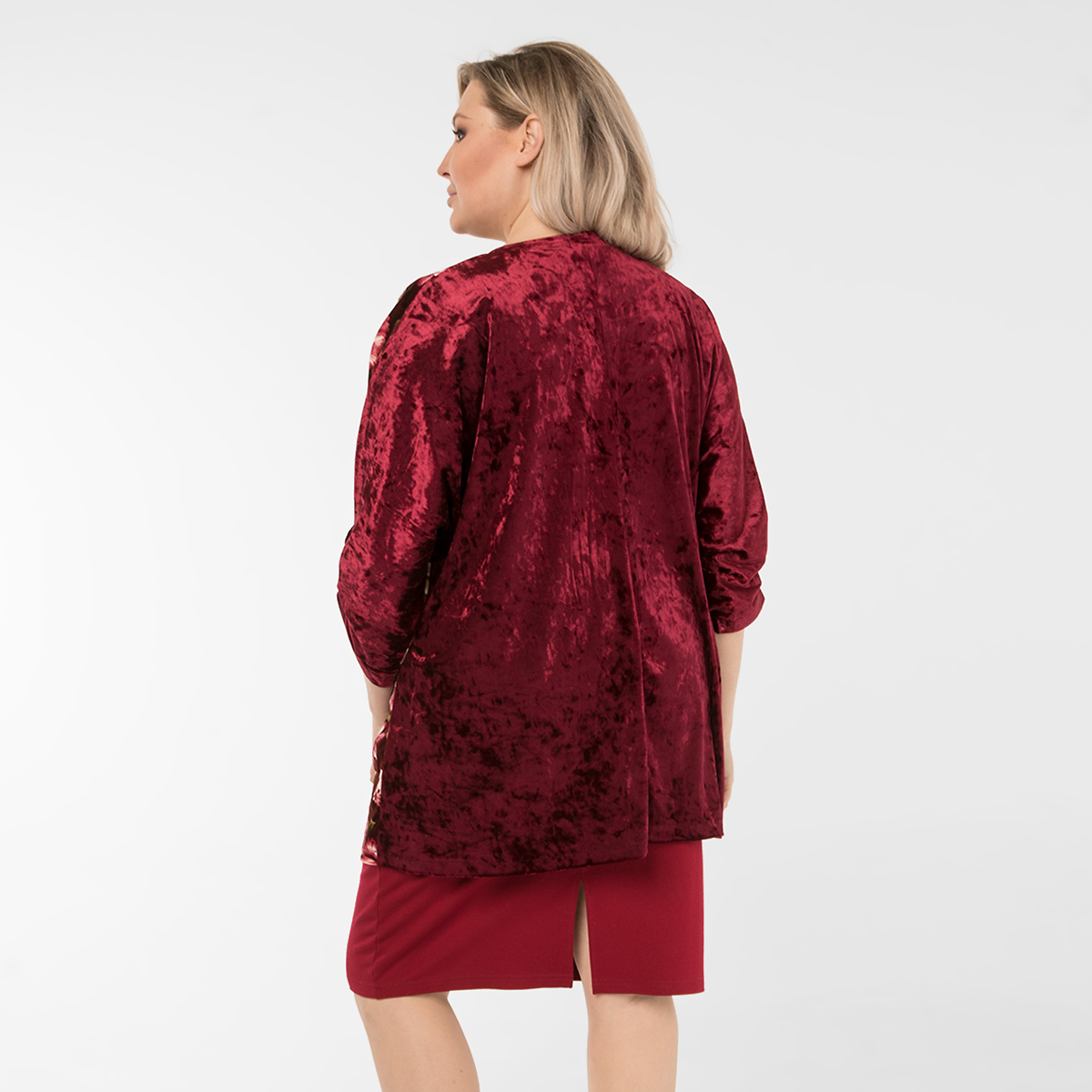 ст. цена2000руб.! Туника, текстиль, бордовый