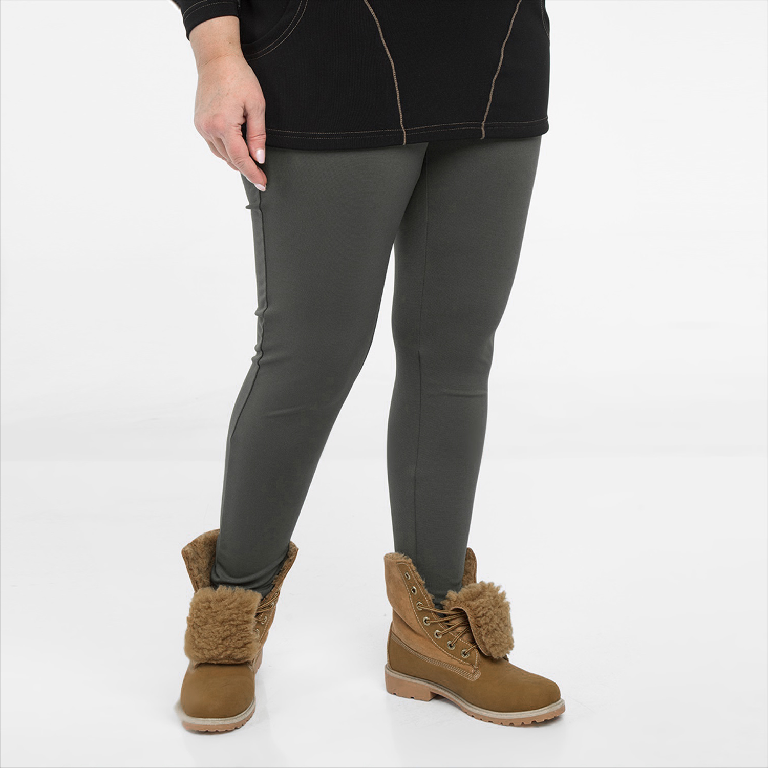 ст. цена1500руб.! Трегинсы, трикотаж, серый