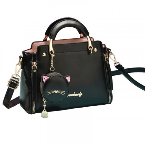 ст. цена995руб.! Женская кожаная сумка 8815-1 BLACK