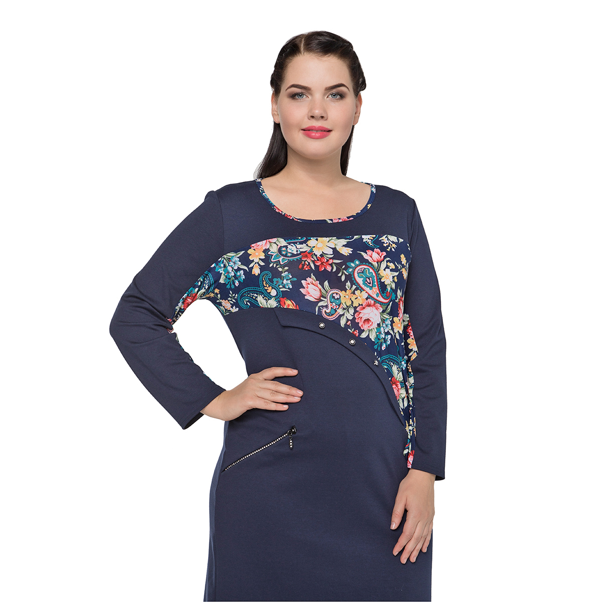 ст. цена1400руб.! Платье, трикотаж, синий