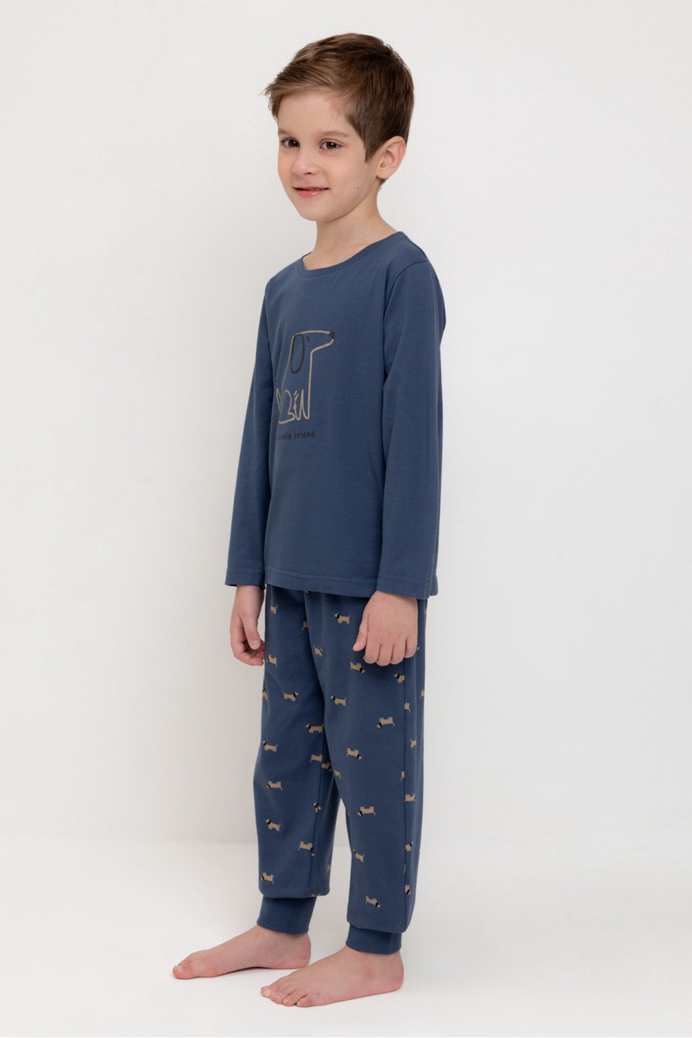 Crockid Пижама К 1606 грозовая туча, таксы Crockid