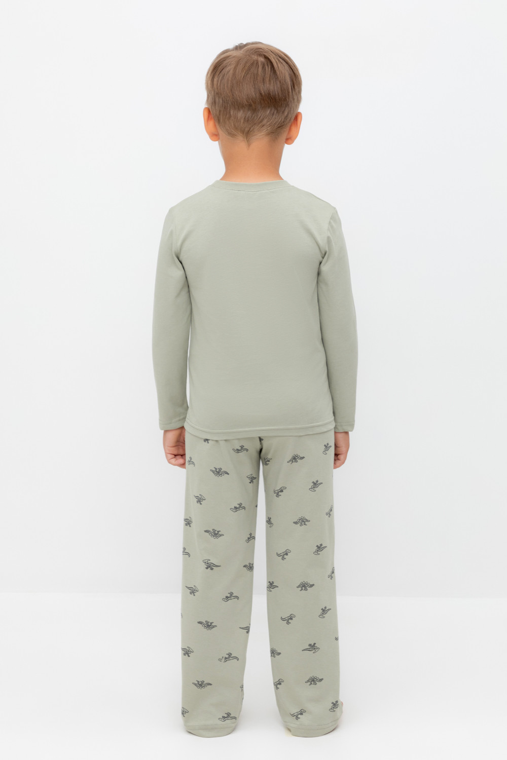 Crockid Пижама К 1600 шалфей, маленькие динозавры Crockid