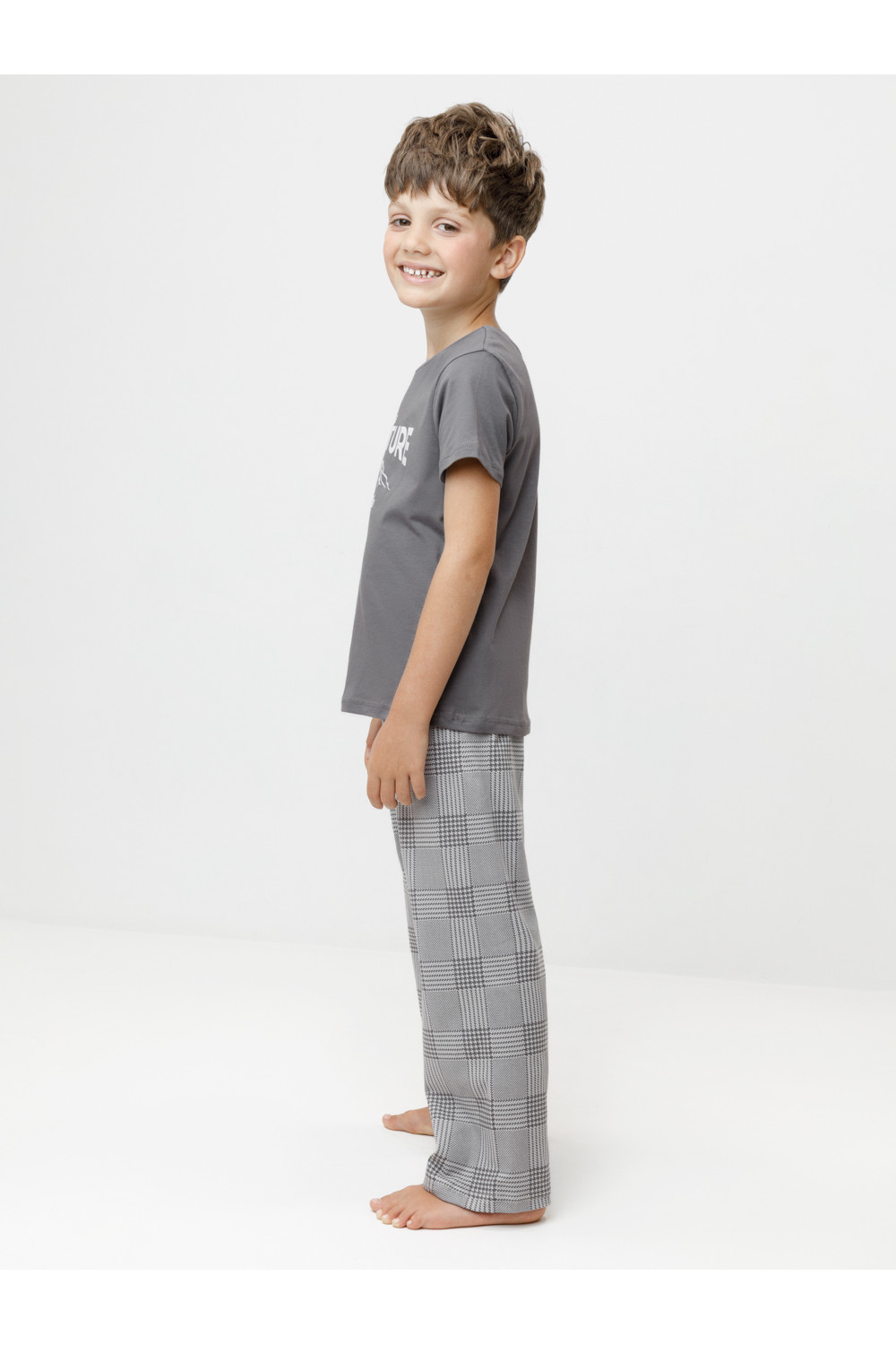 Crockid Пижама К 1599 железо, костюмная клетка Crockid