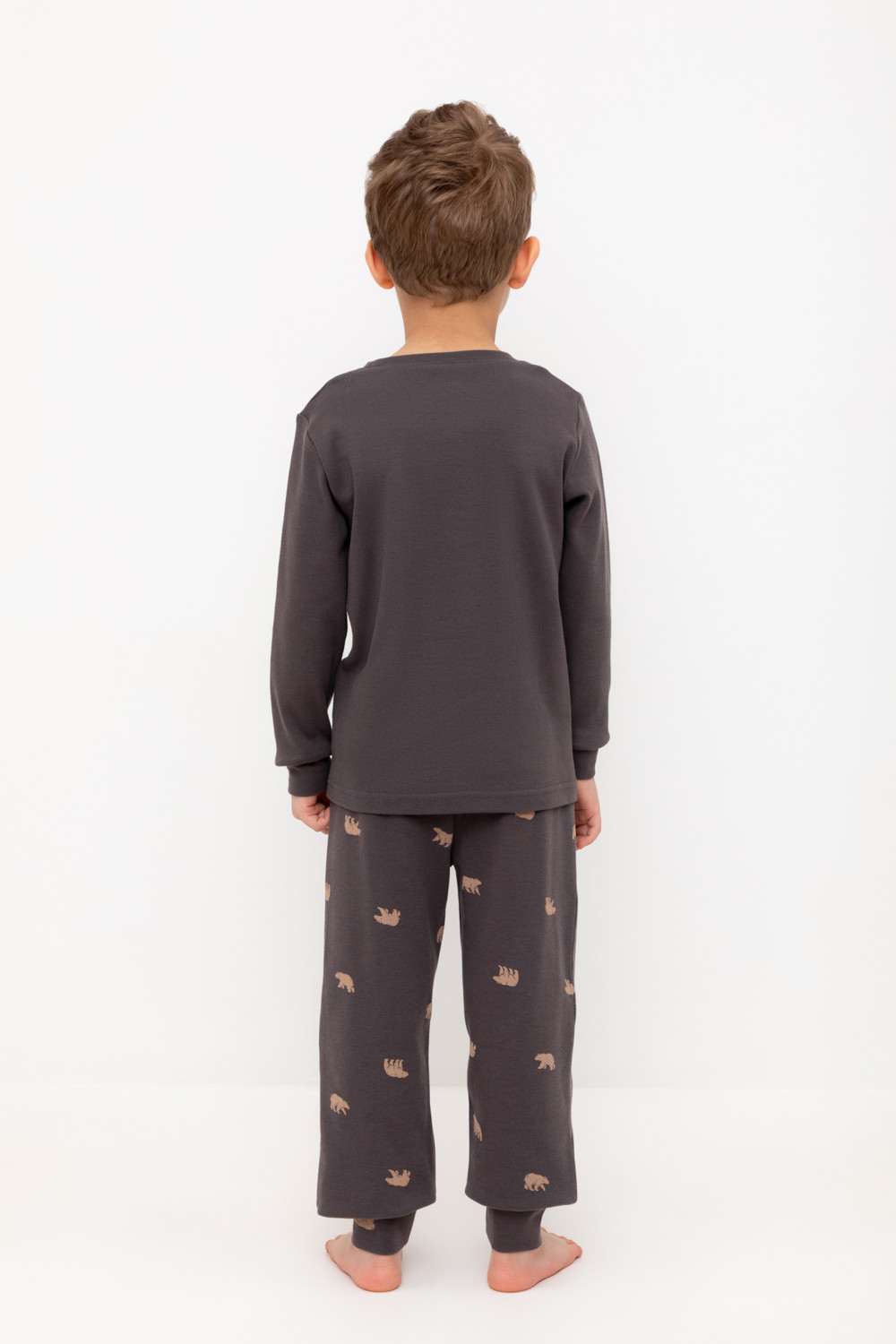 Crockid Пижама К 1541 коричневый, медведи Crockid