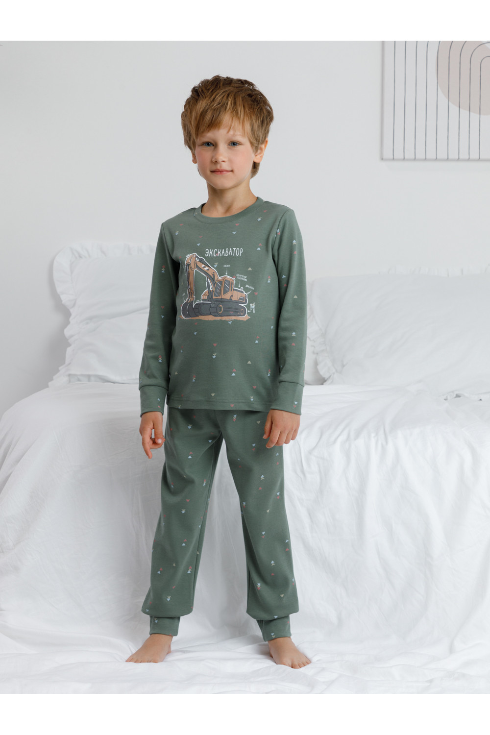 Crockid Пижама К 1621 темно-зеленый 6009 Н044 Crockid