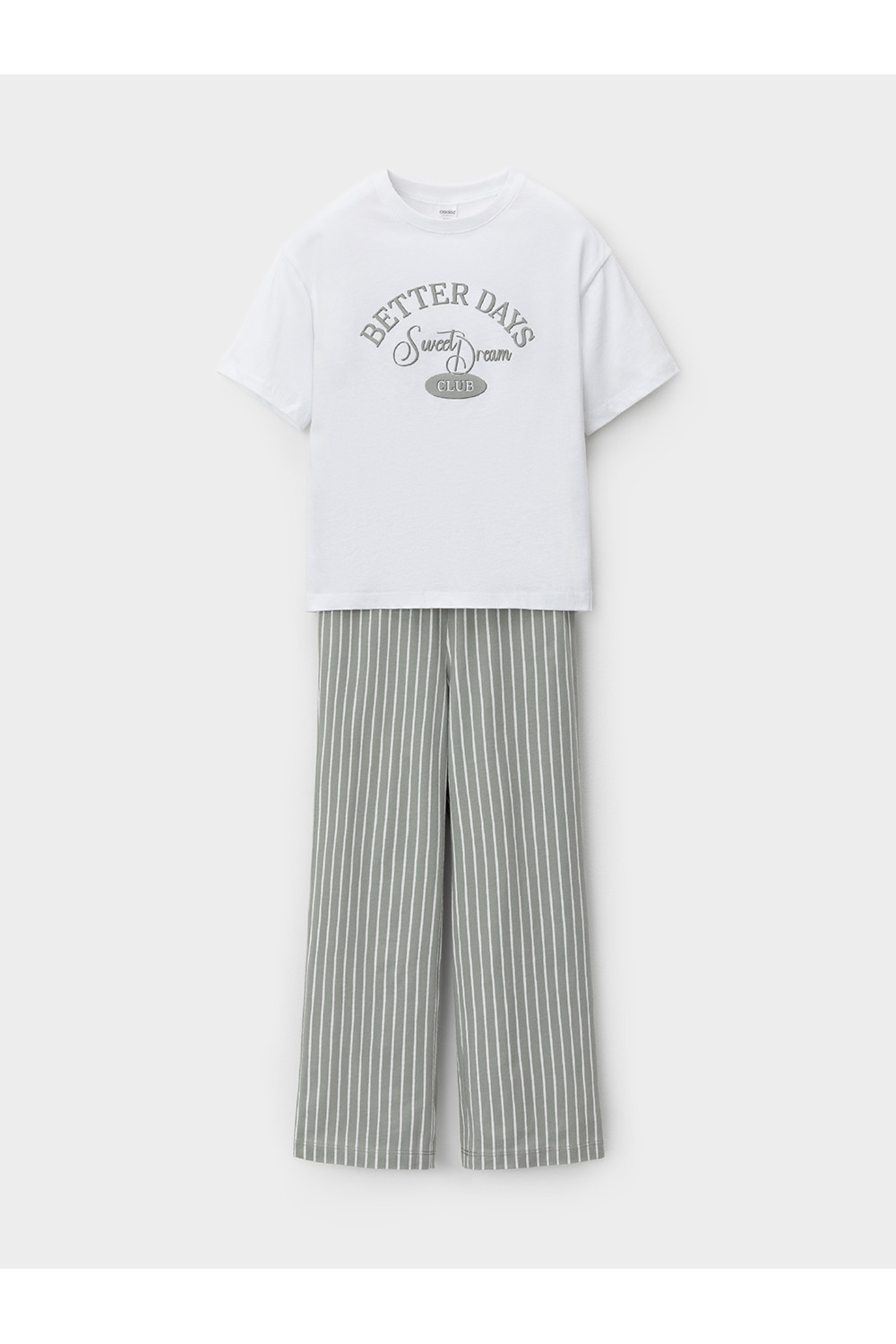 Crockid Пижама МП 1657 белый Н250 Crockid