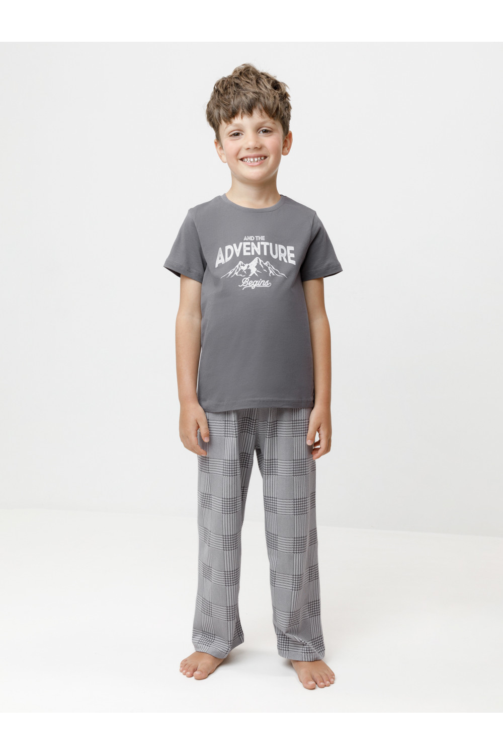 Crockid Пижама К 1599 железо, костюмная клетка Crockid