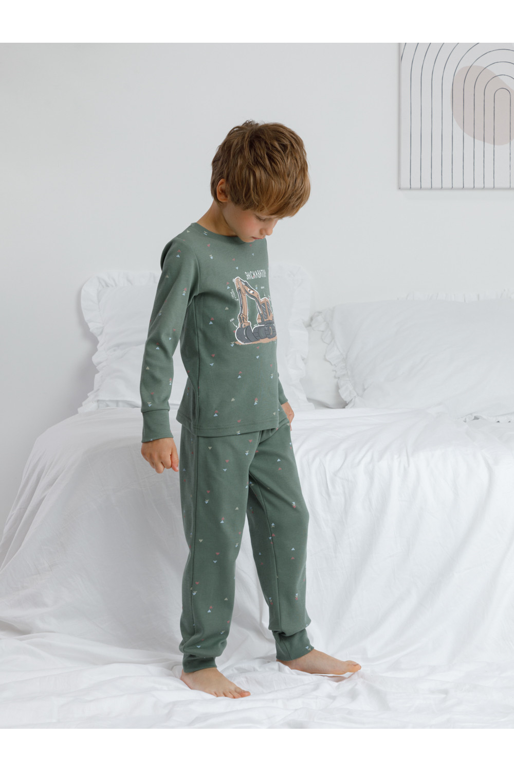 Crockid Пижама К 1621 темно-зеленый 6009 Н044 Crockid