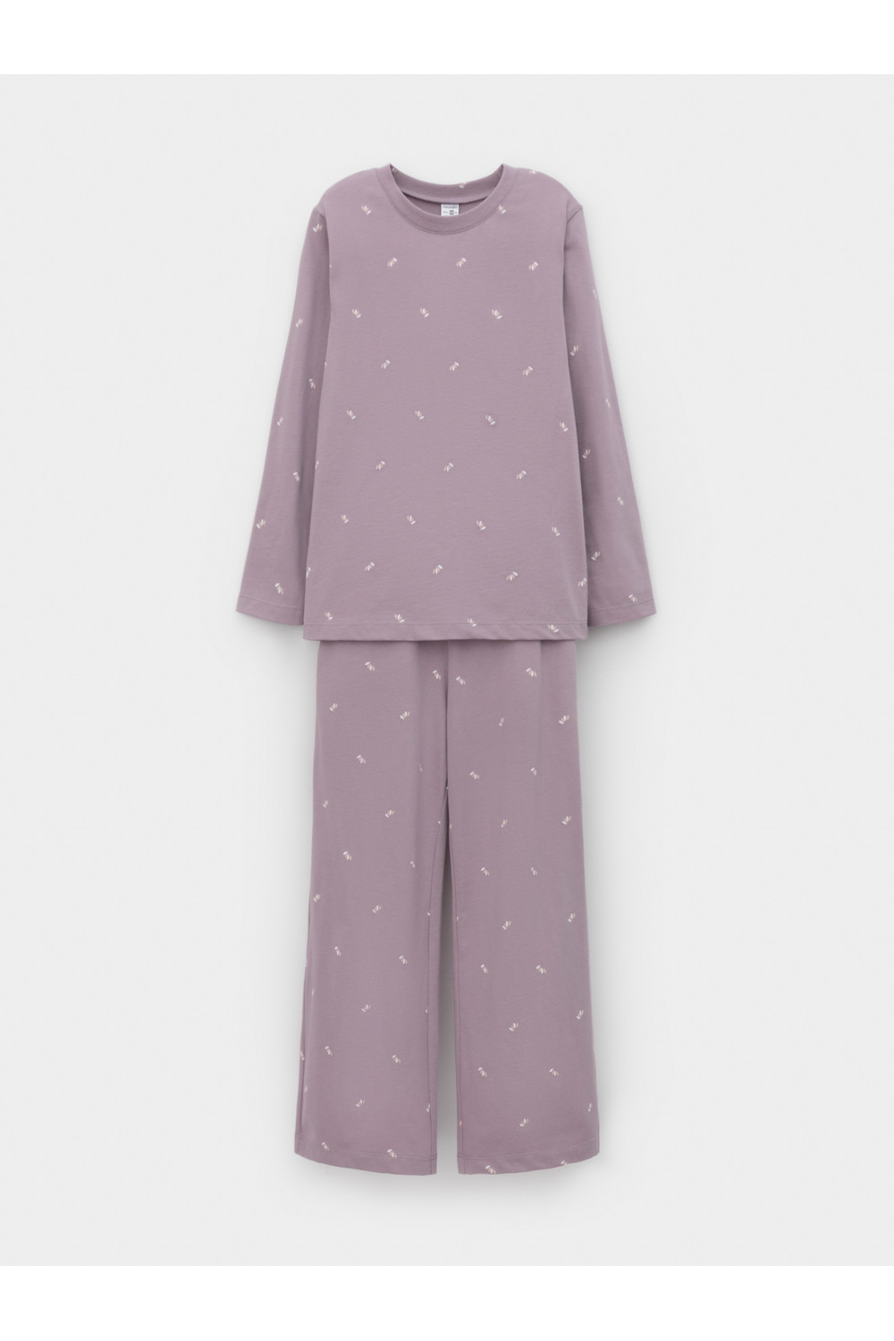 Crockid Пижама К 1622 морской туман, маленькие листья Crockid