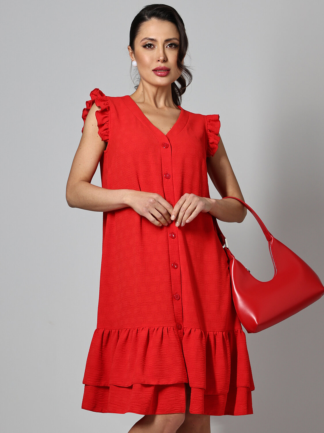 ст. цена2496руб.! DStrend Платье П-4942Красный