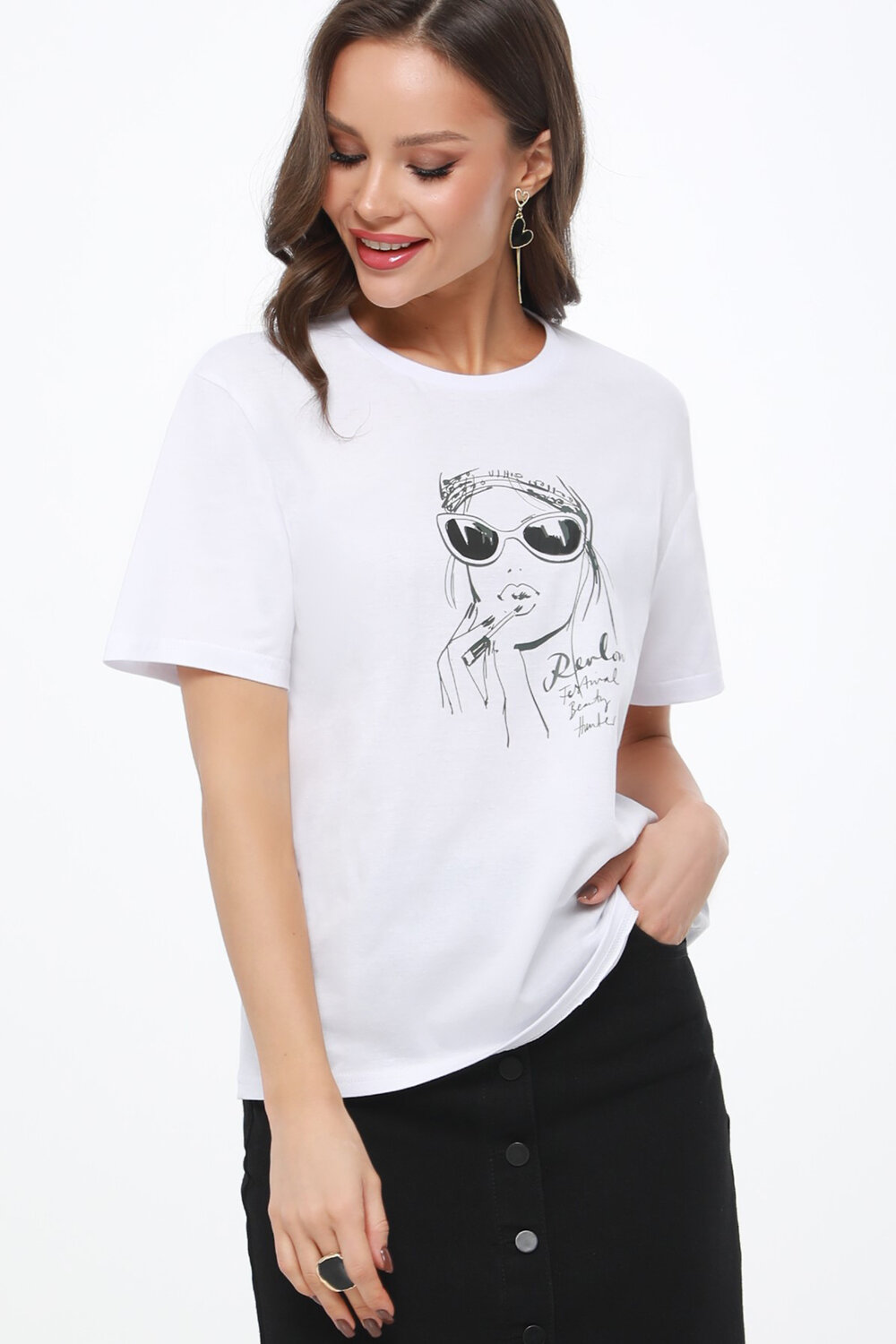 ст. цена1074руб.! DStrend Футболка Б-2097Белый