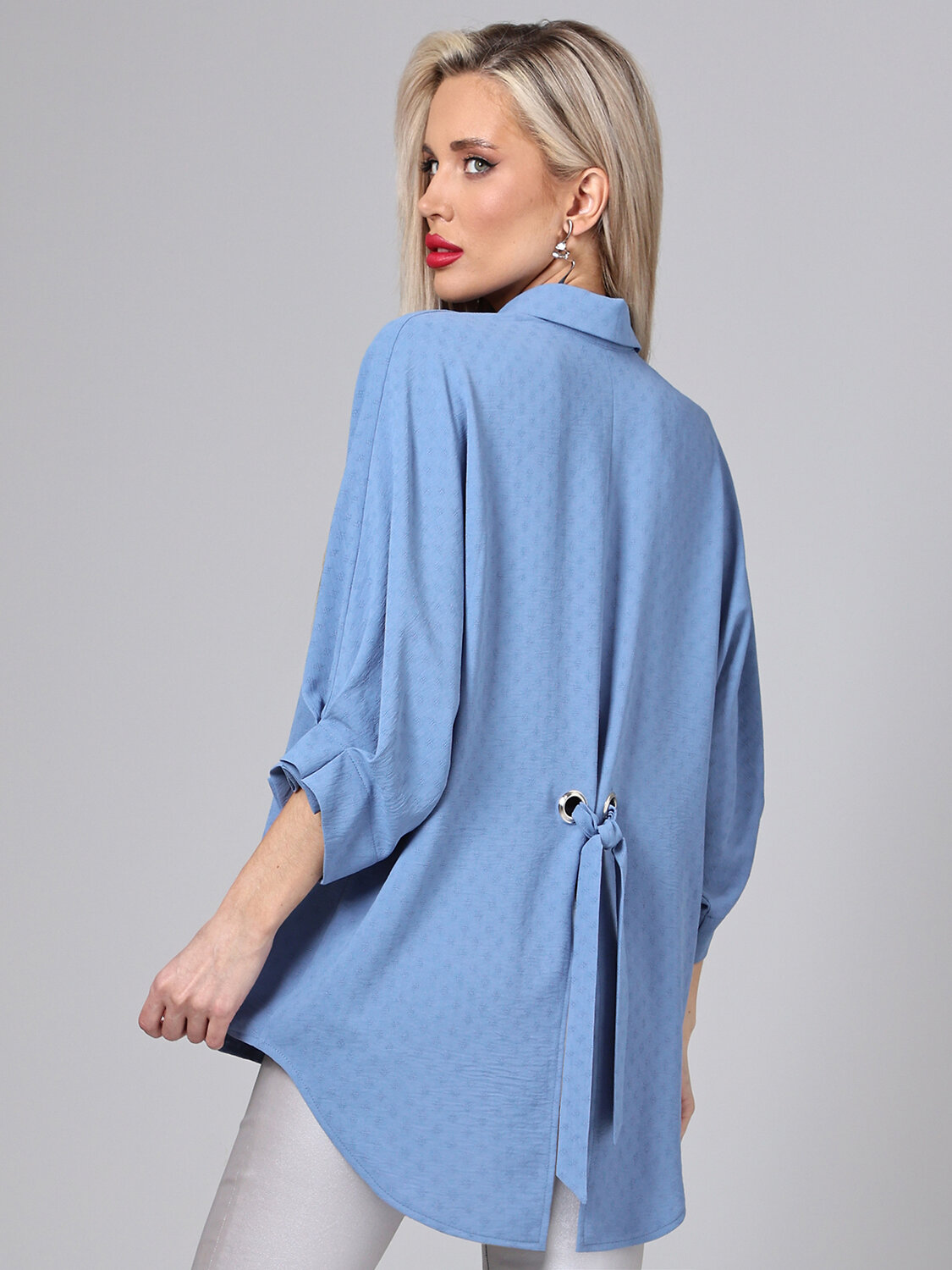 ст. цена2161руб.! DStrend Блузка Б-2351Светло-синий