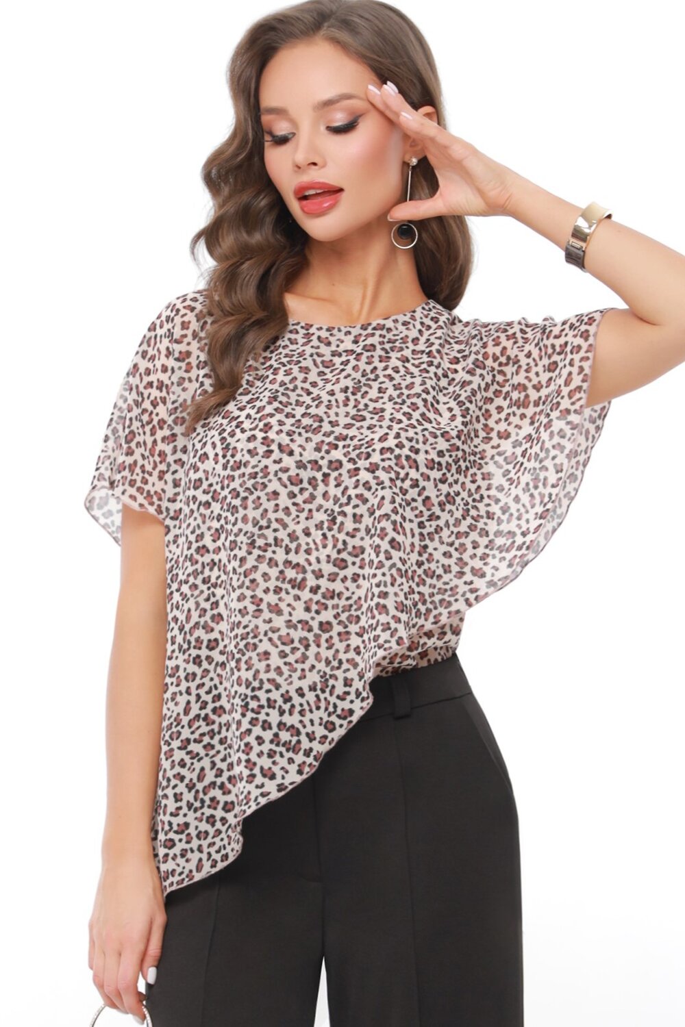 ст. цена1441руб.! DStrend Блузка Б-2022Светло-бежевый