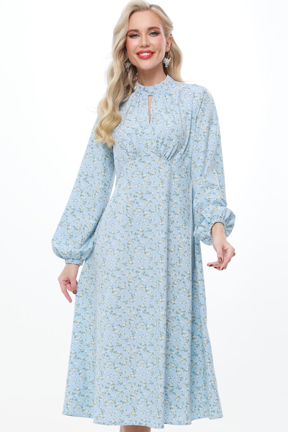 ст. цена2241руб.! DStrend Платье П-4484Голубой