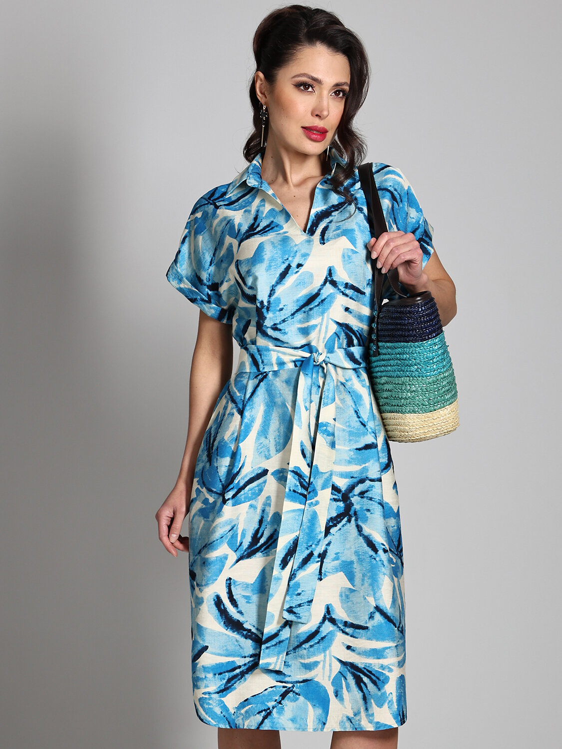 ст. цена2241руб.! DStrend Платье П-4951Голубой