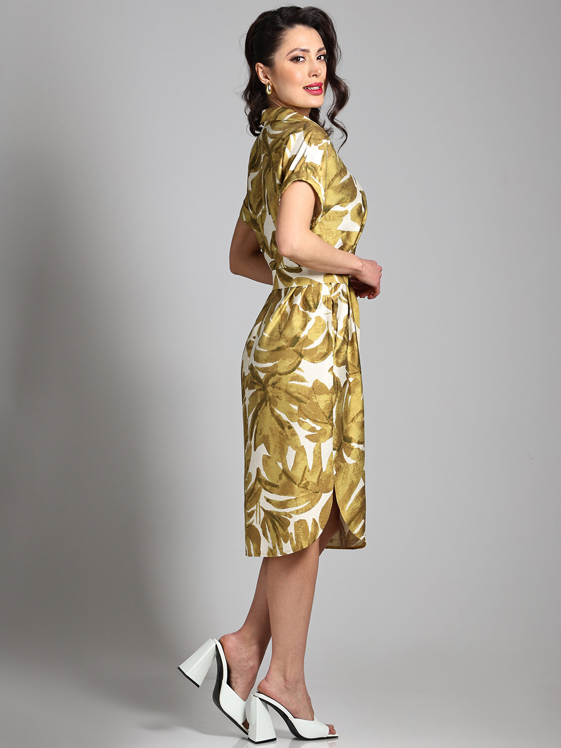 ст. цена2241руб.! DStrend Платье П-4950Горчичный