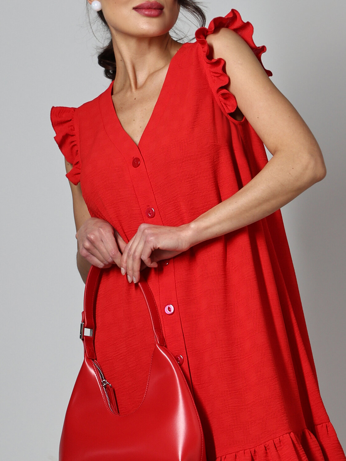 ст. цена2496руб.! DStrend Платье П-4942Красный