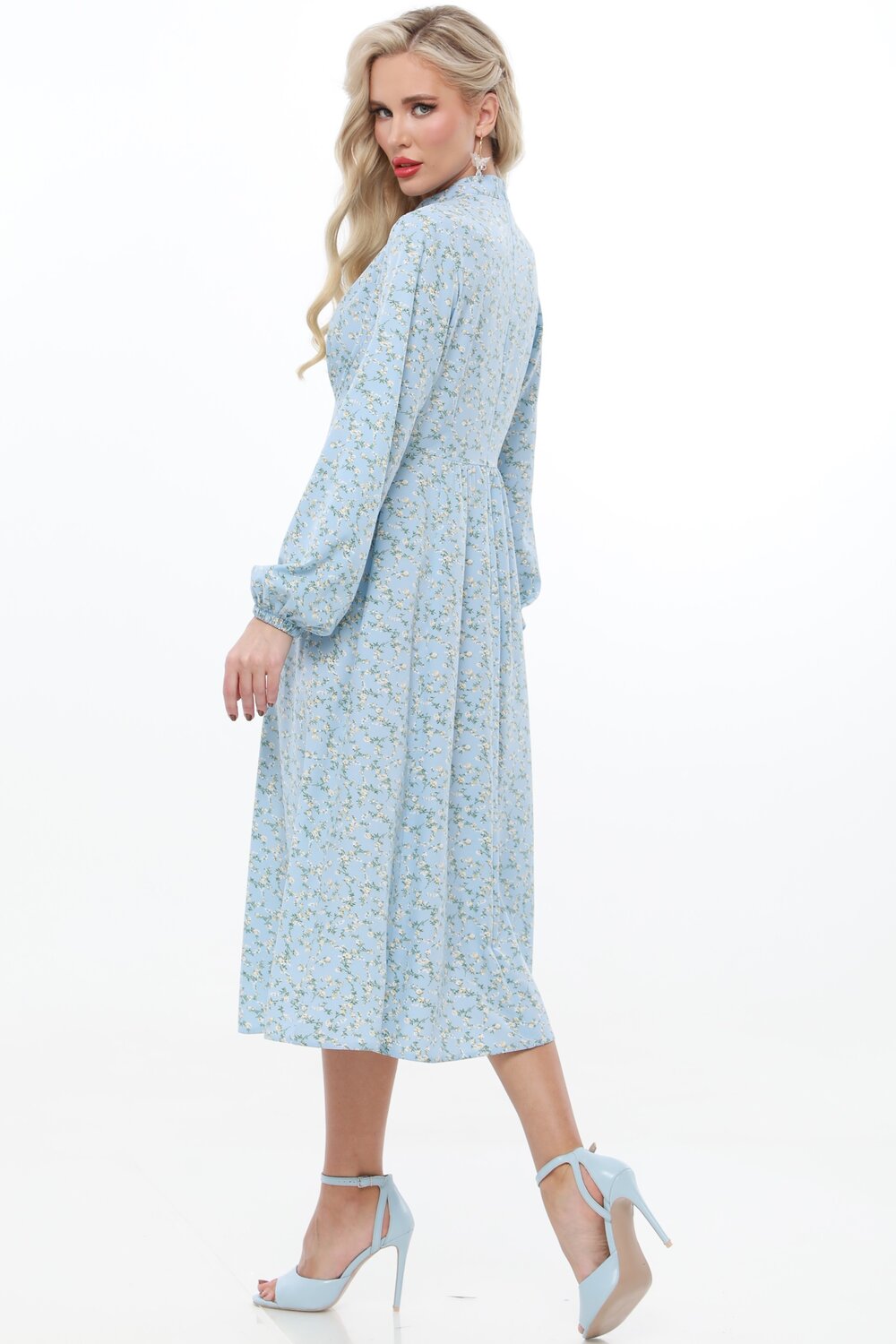 ст. цена2241руб.! DStrend Платье П-4484Голубой