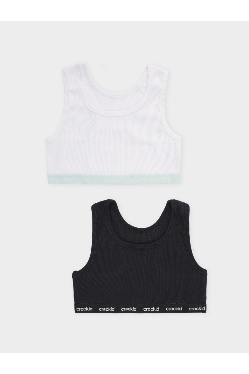 Набор майка-топ К 1196-2уп белый, черный