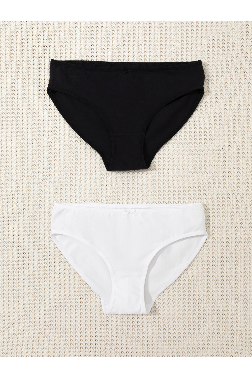 Набор трусы/ уп К 1972-2уп белый, черный