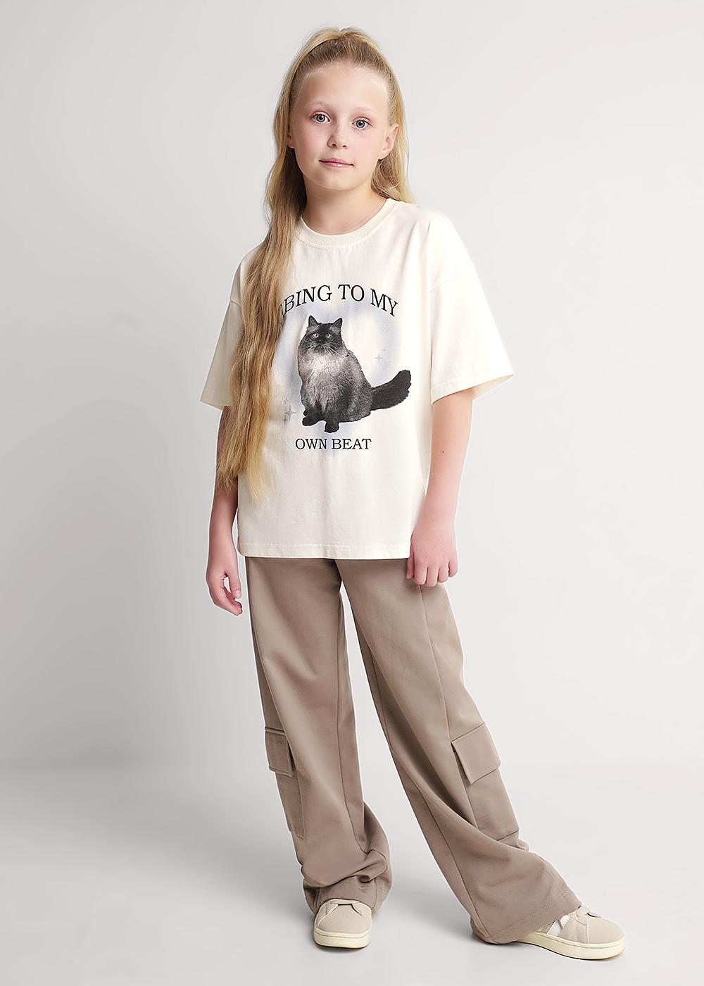 АКЦИЯ 413р. 550р.CLE Футболка дев. 756885/25кд_п3