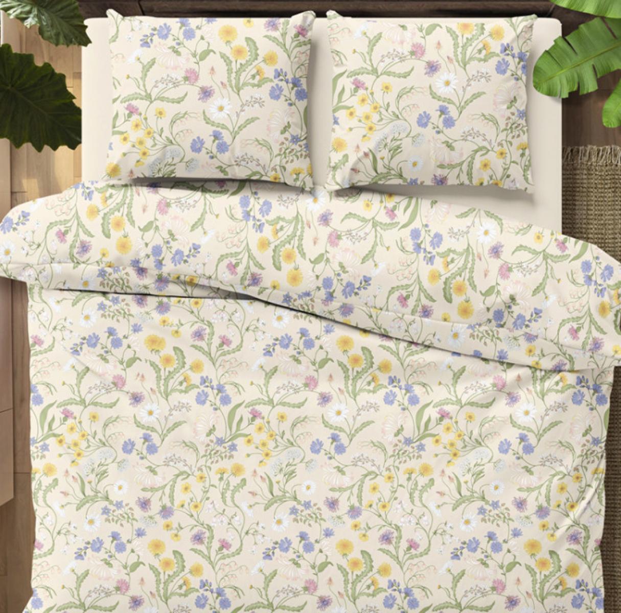 Комплект постельного белья Нежные травы поплин