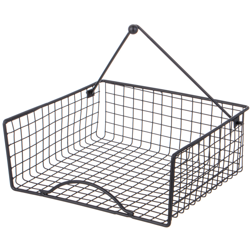 САЛФЕТНИЦА AGNESS 19*19*8СМ ЧЕРНАЯ (КОР=12ШТ)