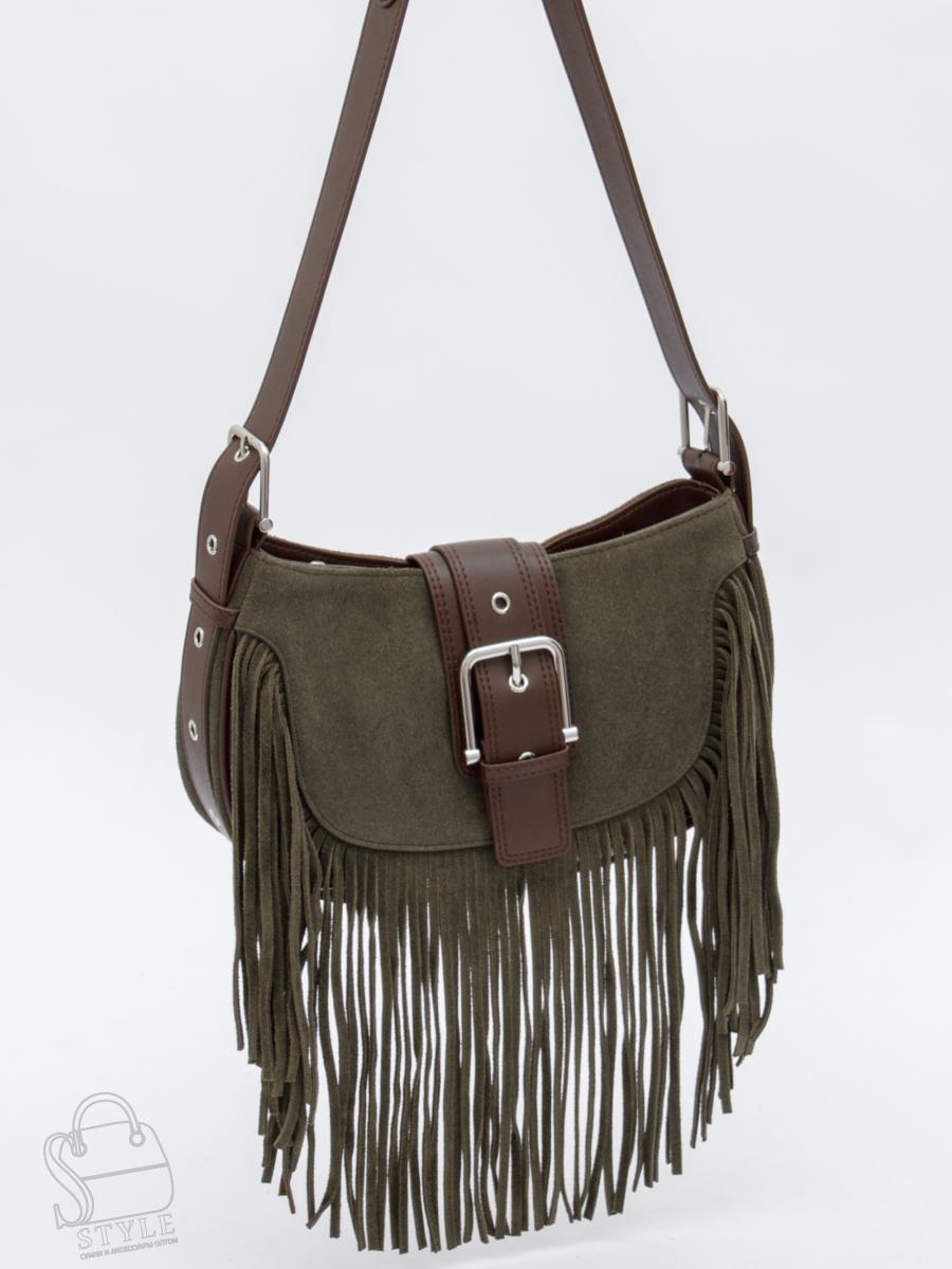 Сумка женская кожаная 99057-1NN wine khaki Natale Navetta