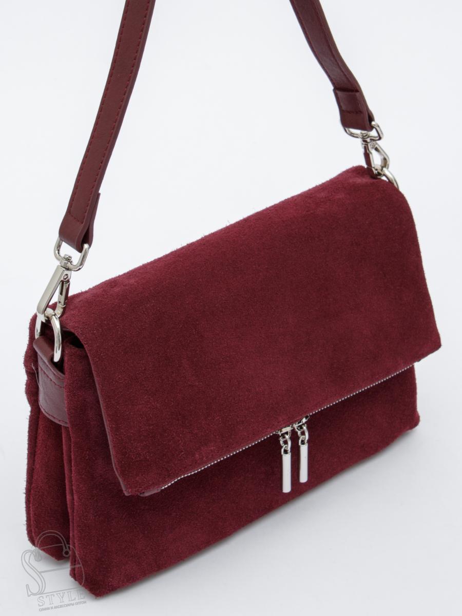 Сумка женская кожаная 8360F a.red Polina&Eiterou