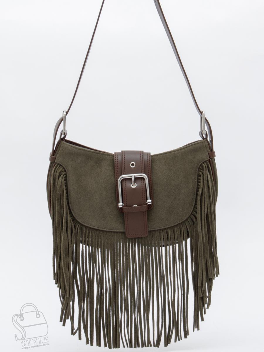 Сумка женская кожаная 99057-1NN wine khaki Natale Navetta