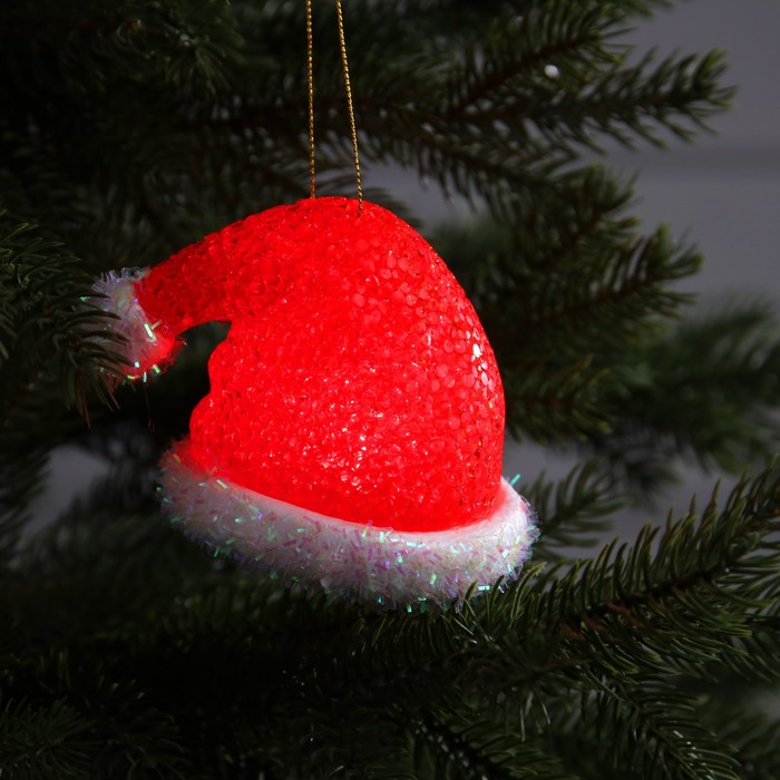 Светодиодная фигура «Колпак» 10 см, пластик, батарейки AG13×3 (в комплекте), свечение мульти (RGB)