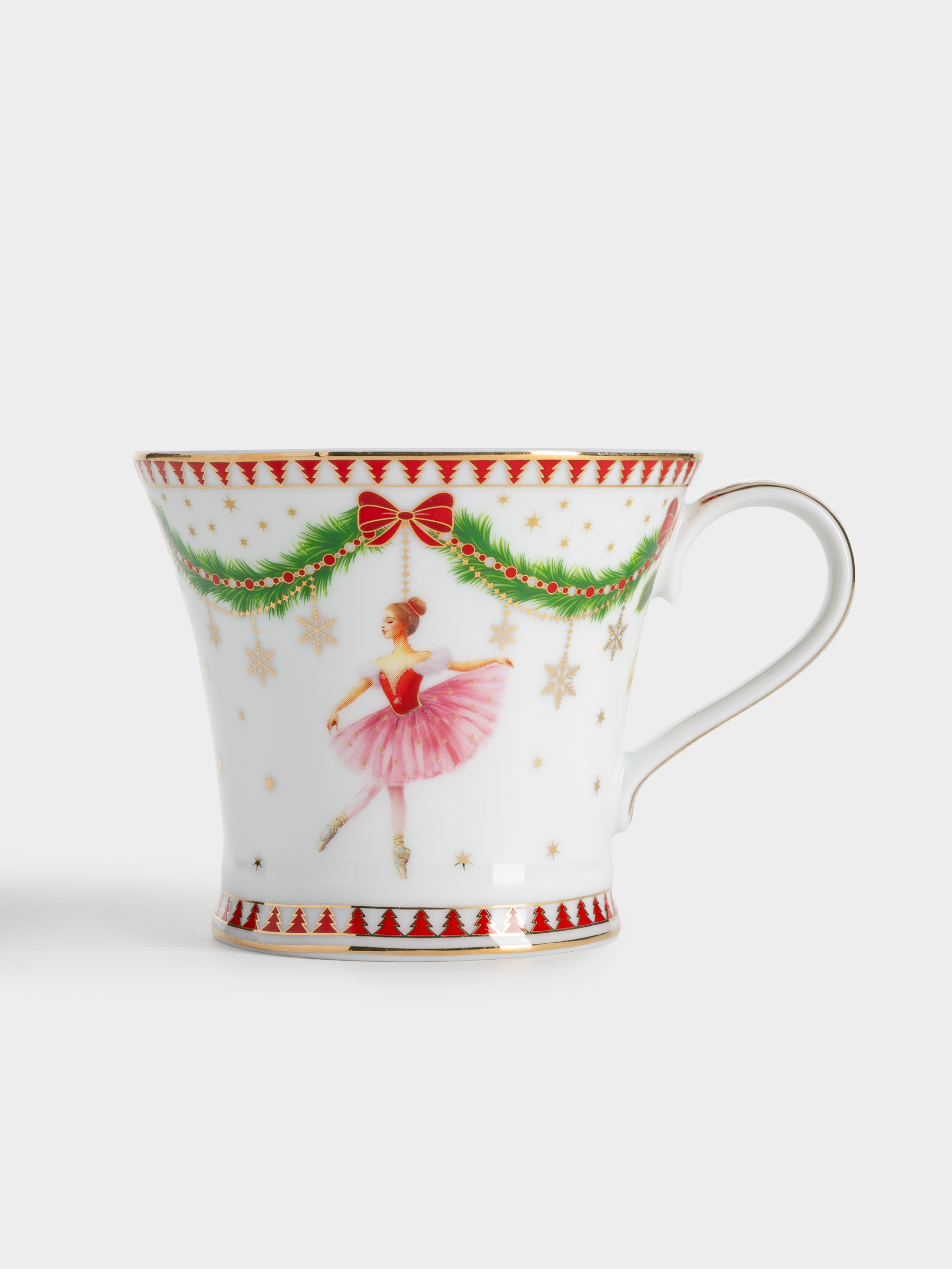 Пара чайная, 1 перс, 2 пр, 200 мл, фарфор P, белая, Щелкунчик и фея, Magie de Noel