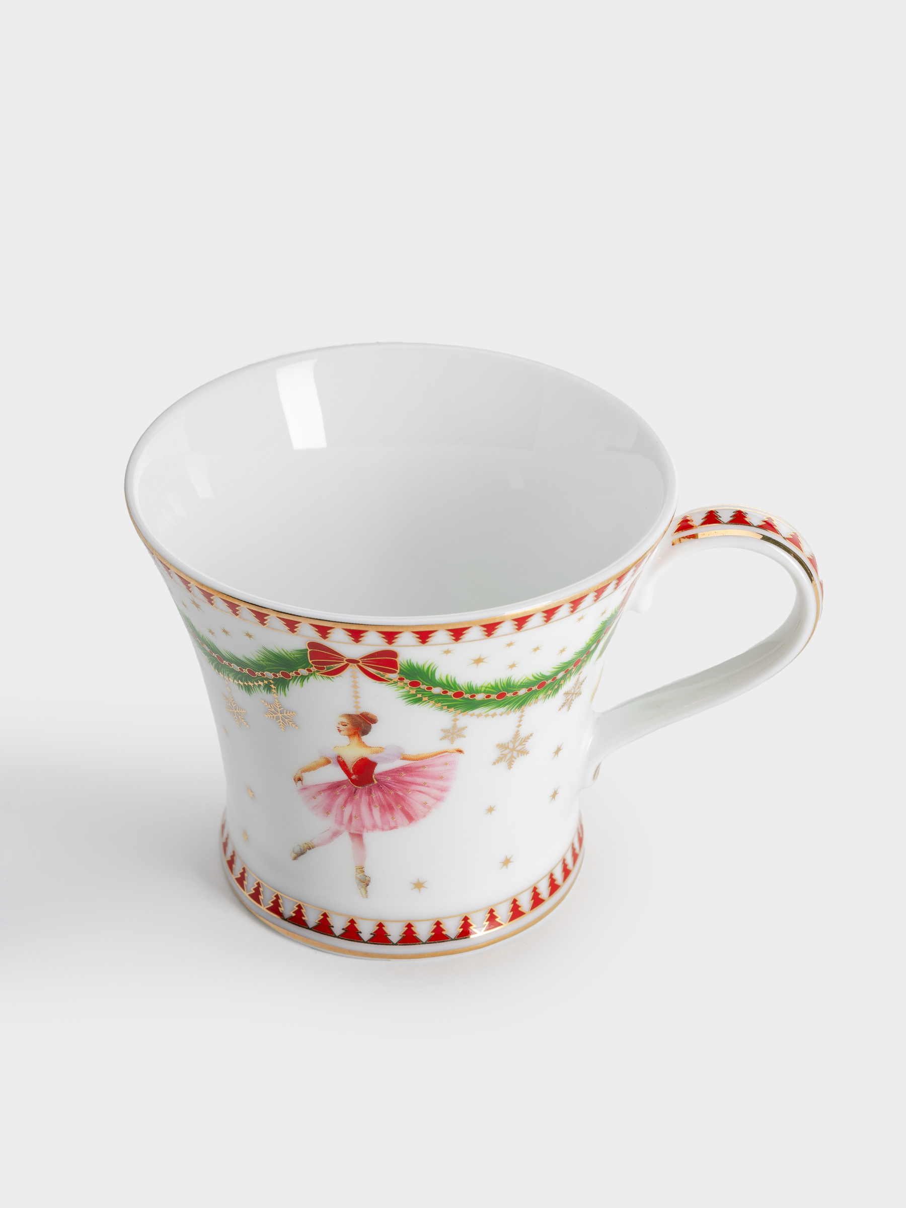 Пара чайная, 1 перс, 2 пр, 200 мл, фарфор P, белая, Щелкунчик и фея, Magie de Noel