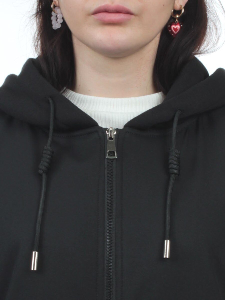 H24-283 BLACK Куртка демисезонная женская (100 гр. синтепон)