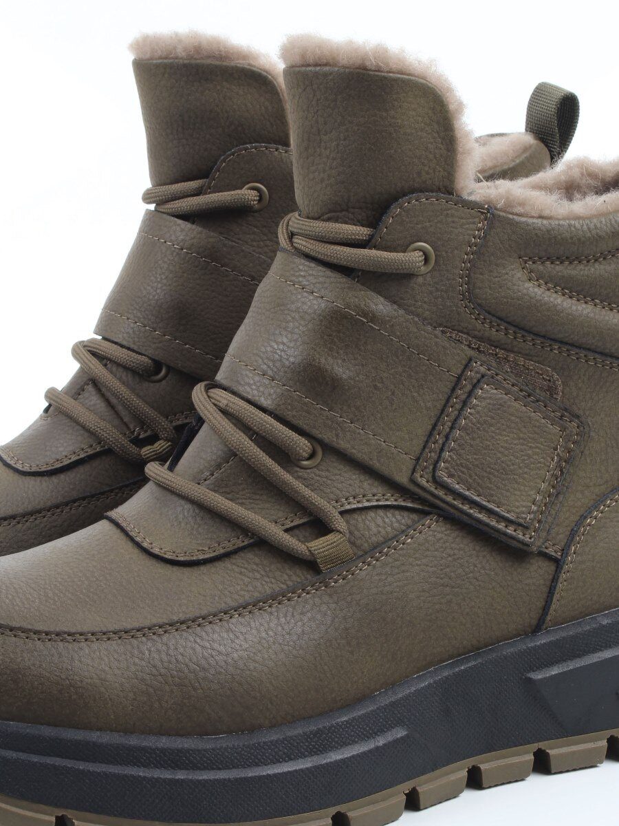 04-WB012-2M SWAMP Кроссовки зимние женские (натуральная кожа, 100% шерсть)