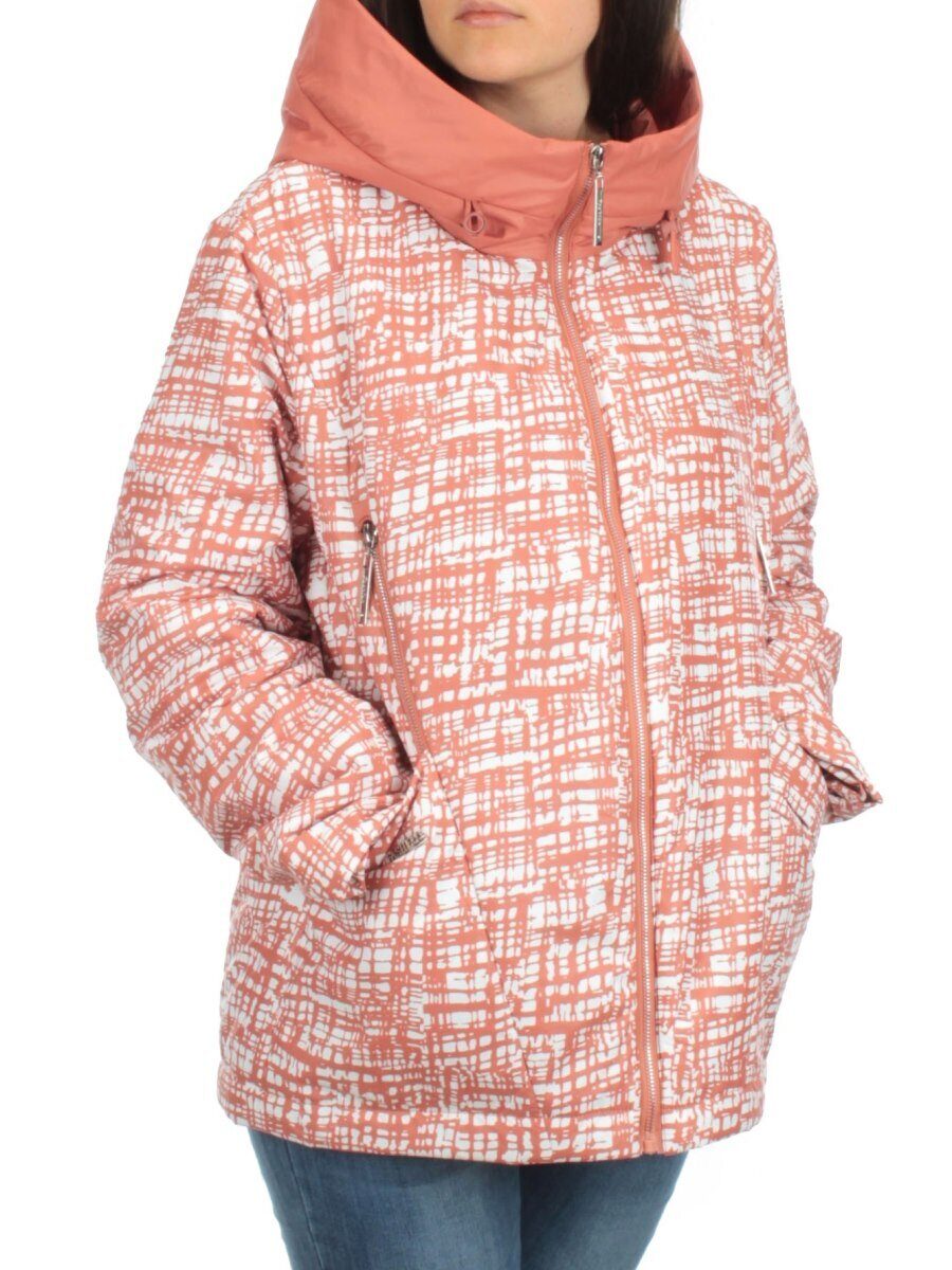 M8517 CORAL Куртка демисезонная женская (100 гр. синтепон) Maria