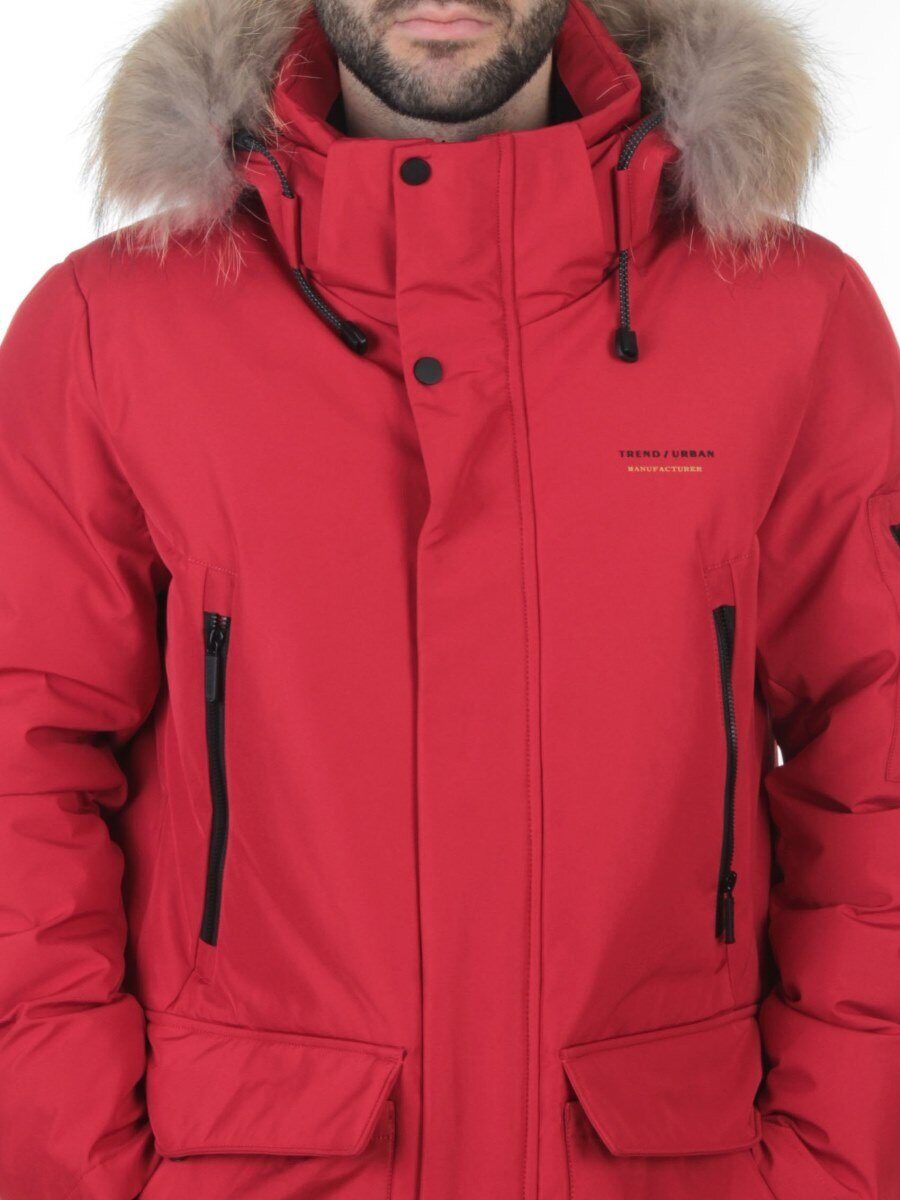 D6940 RED Куртка мужская зимняя