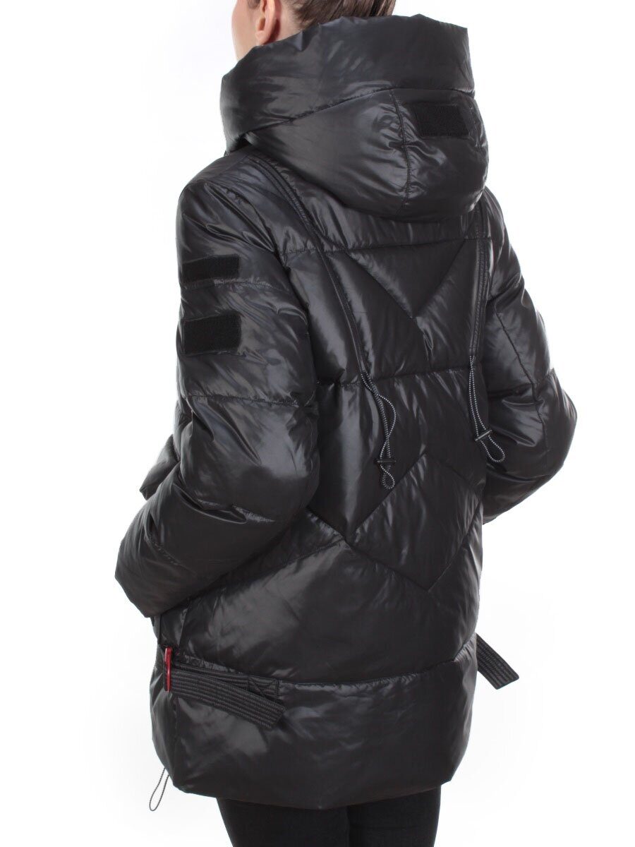 8912 BLACK Куртка зимняя женская CORUSKY (200 гр. холлофайбера)