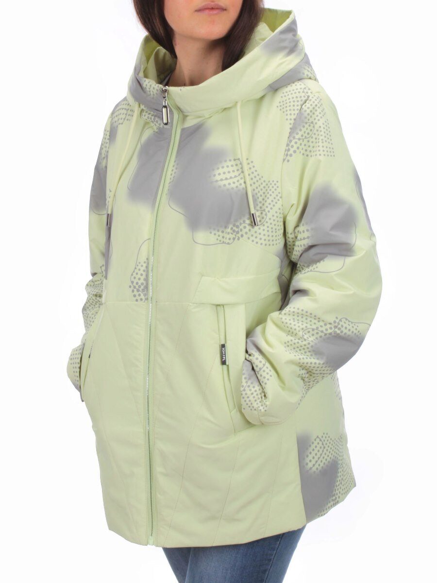 M8534 LT. GREEN Куртка демисезонная женская (100 гр. синтепон) Maria