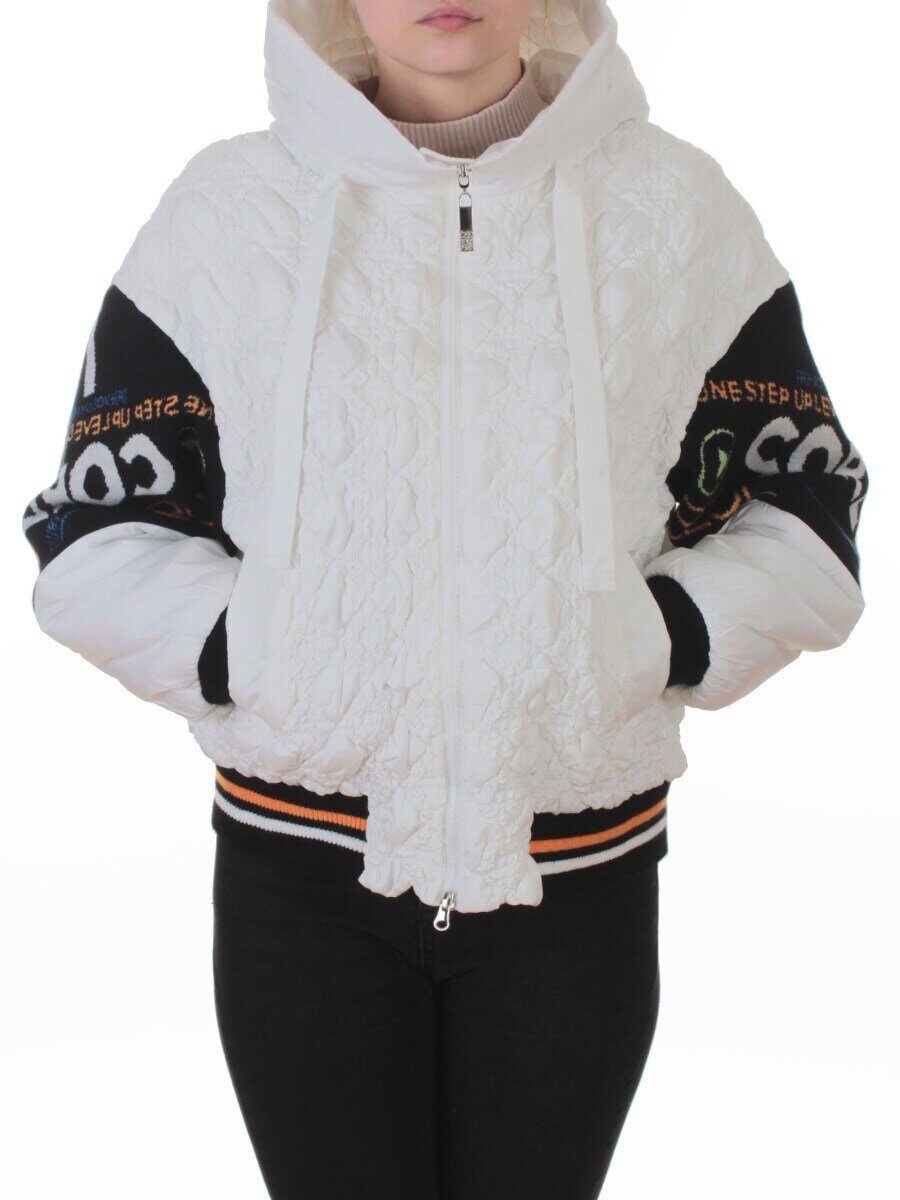 705 WHITE Куртка демисезонная женская (100 гр. синтепон)