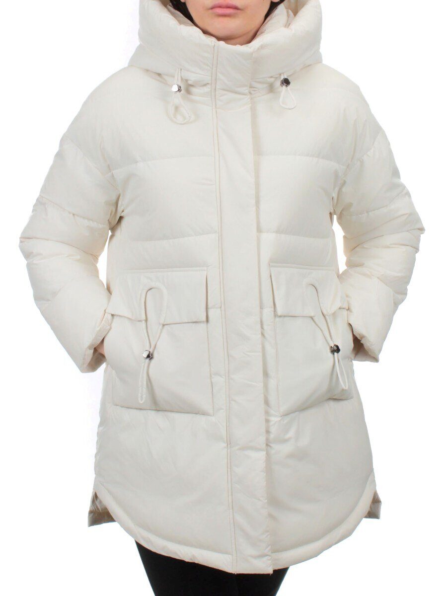 3335 MILK WHITE Куртка зимняя облегченная женская (150 гр. холлофайбер)