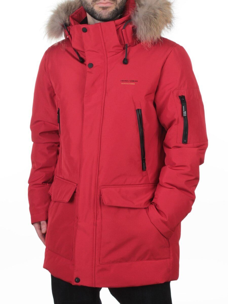 D6940 RED Куртка мужская зимняя