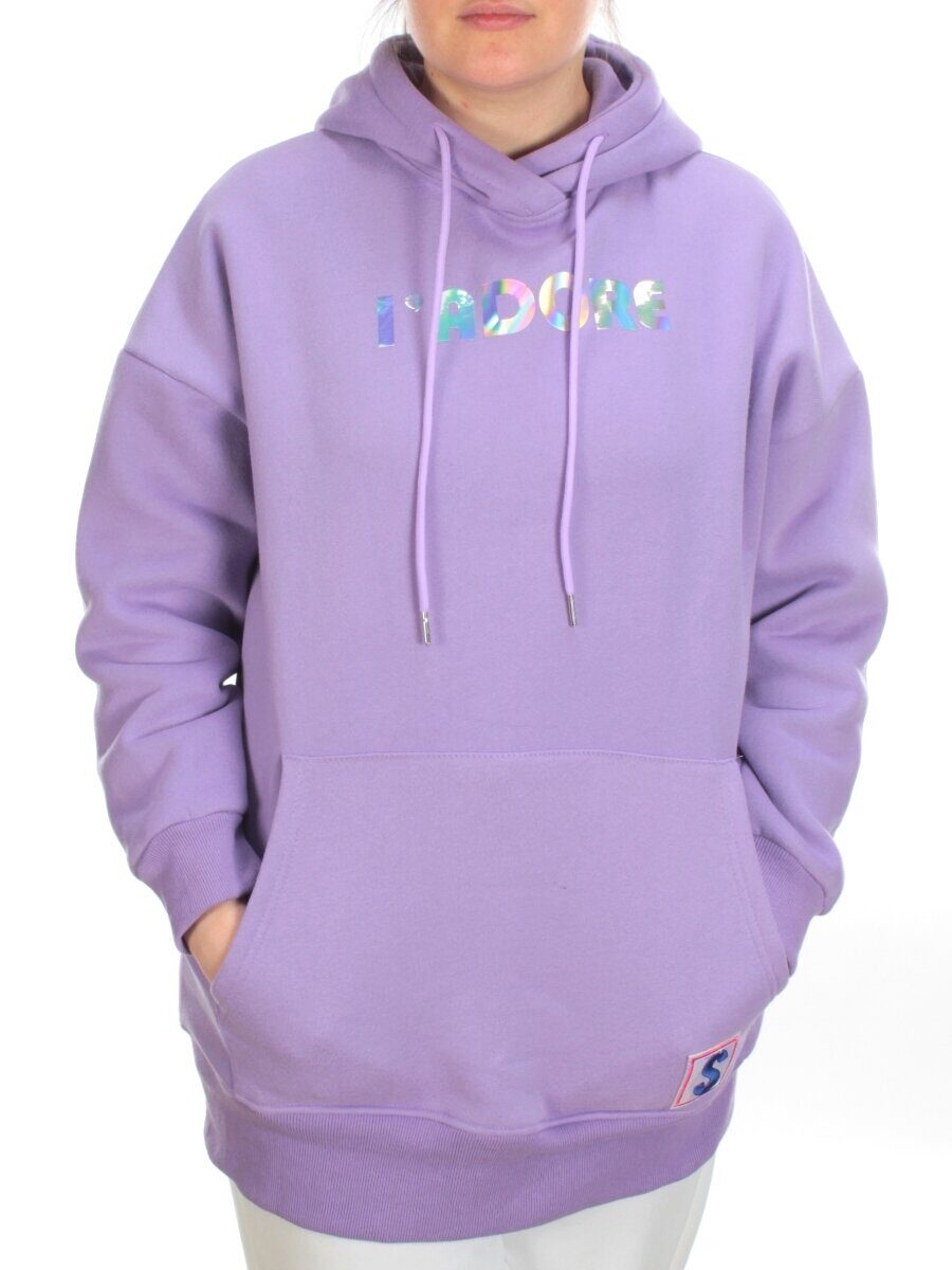 KD713 VIOLET Худи женское на флисе