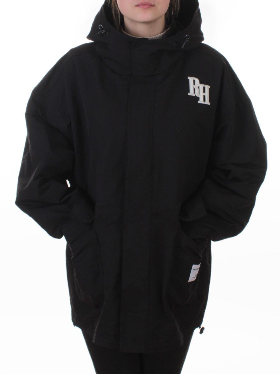 3097 BLACK Куртка демисезонная женская (100 гр. холлофайбер)