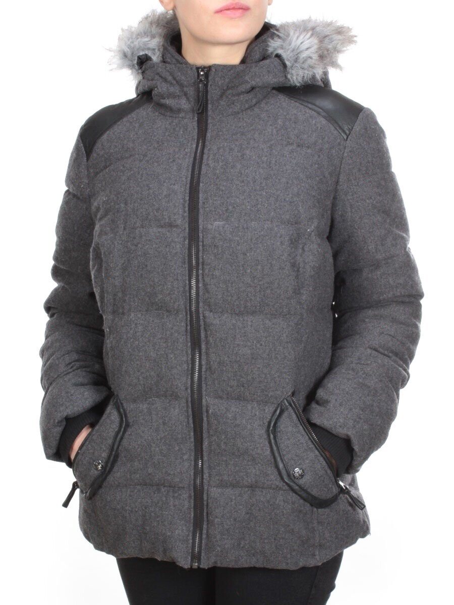 B-21 DARK GRAY Куртка зимняя женская (200 гр. холлофайбера)