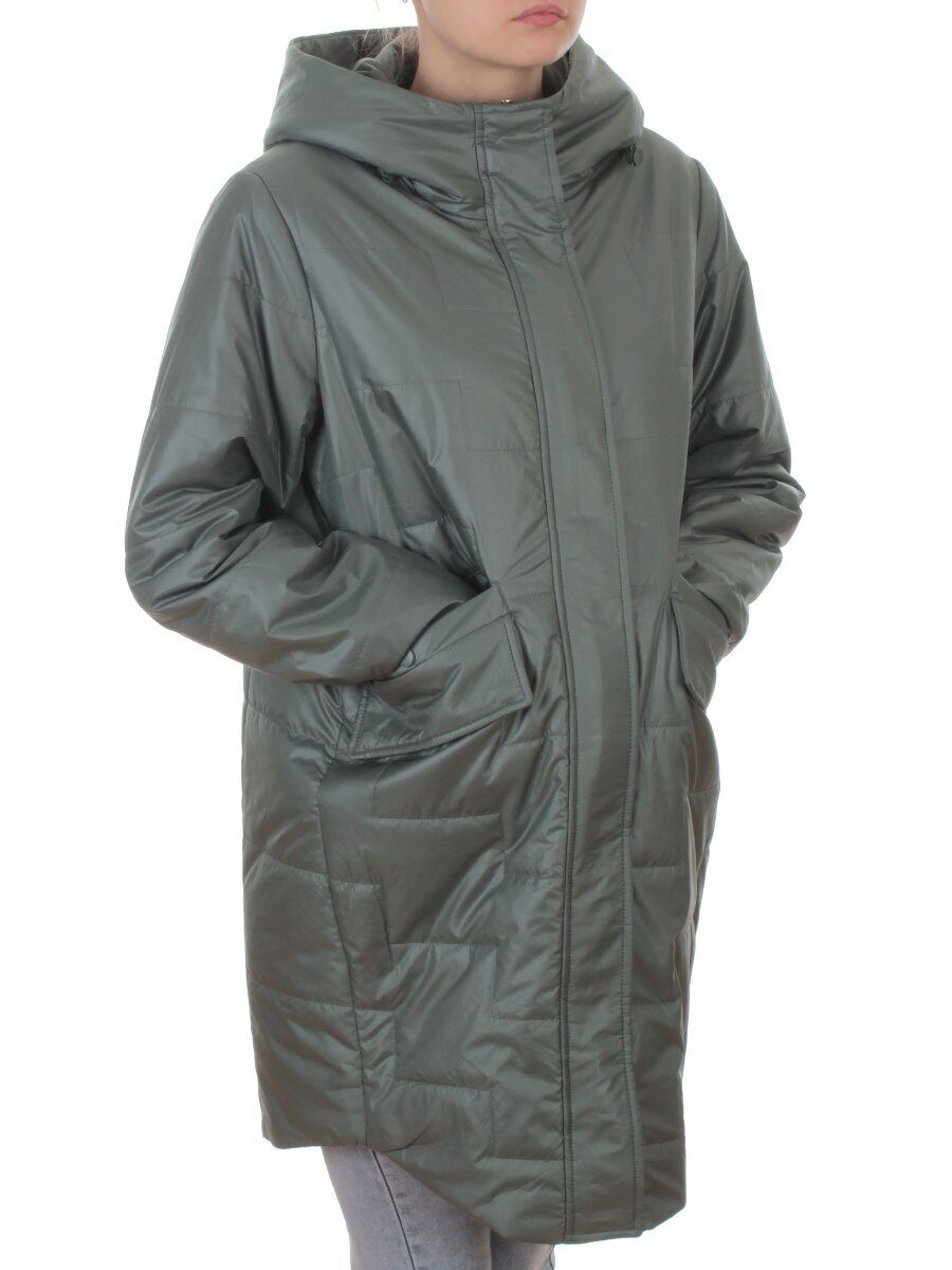 9616 GREEN Куртка демисезонная женская (100 гр. холлофайбер)