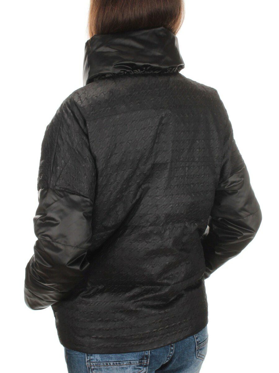 EAC931 BLACK Куртка демисезонная женская (100 гр. синтепон)