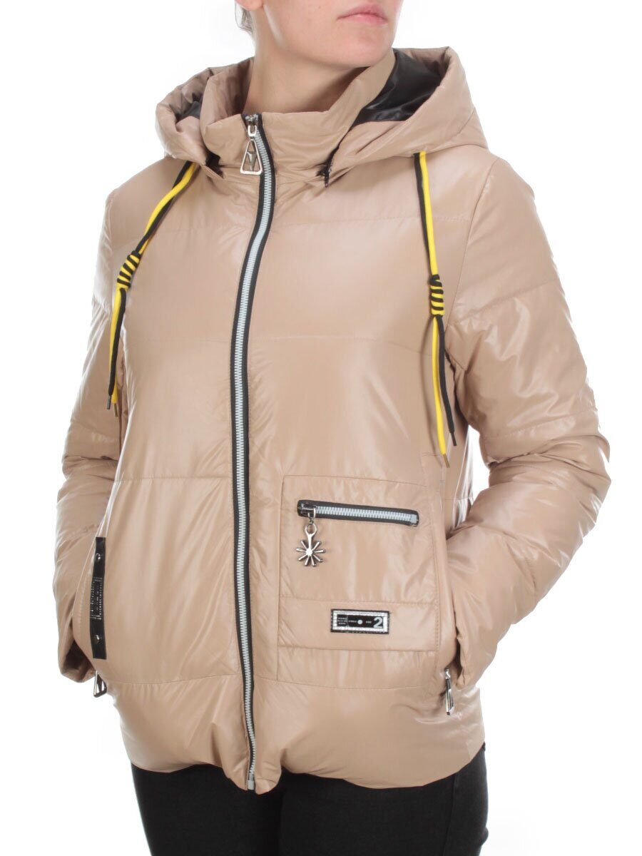 8260 BEIGE Куртка демисезонная женская BAOFANI (100 гр. синтепон)