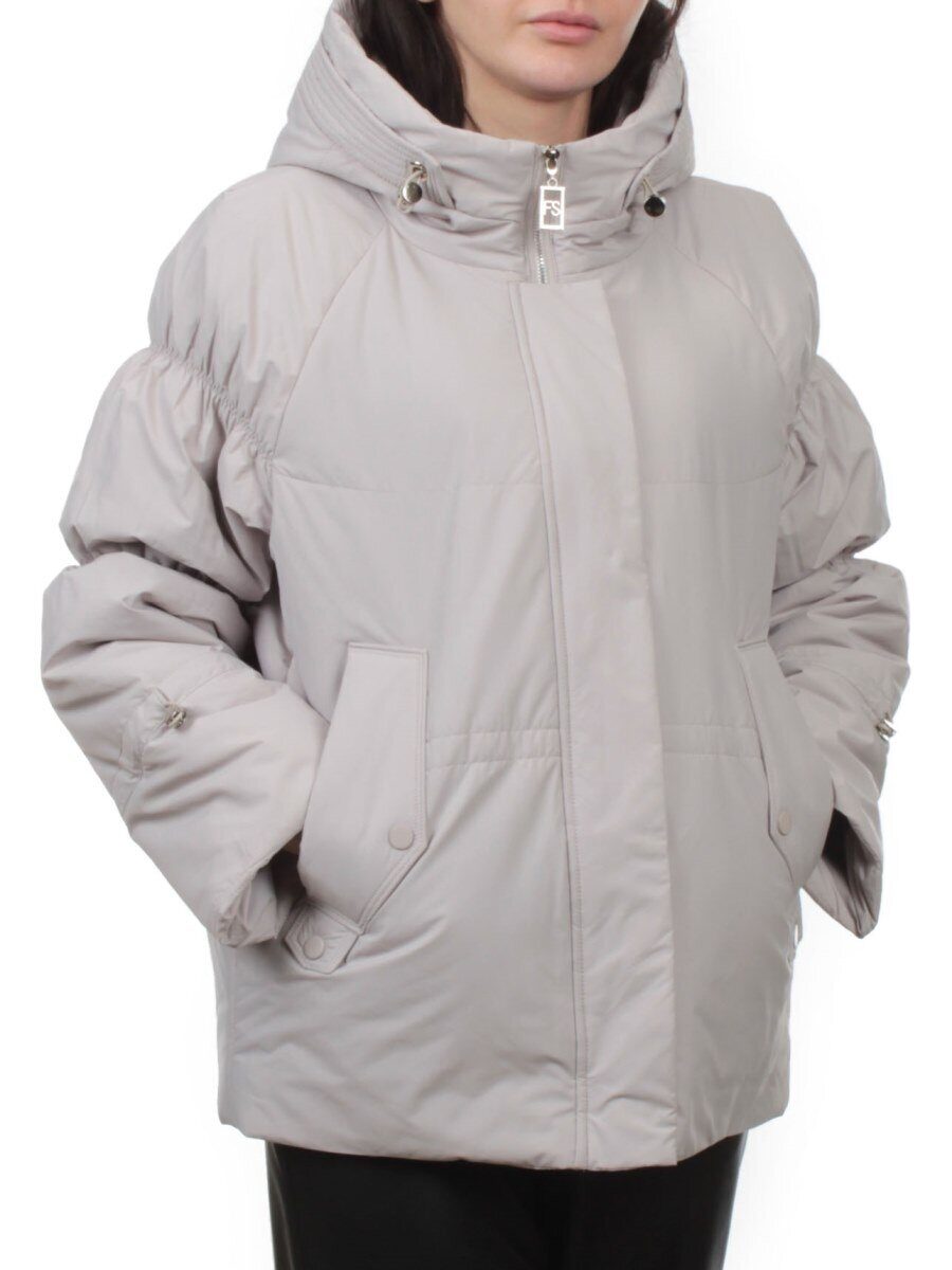 902 GRAY Куртка демисезонная женская (100 гр. холлофайбер)