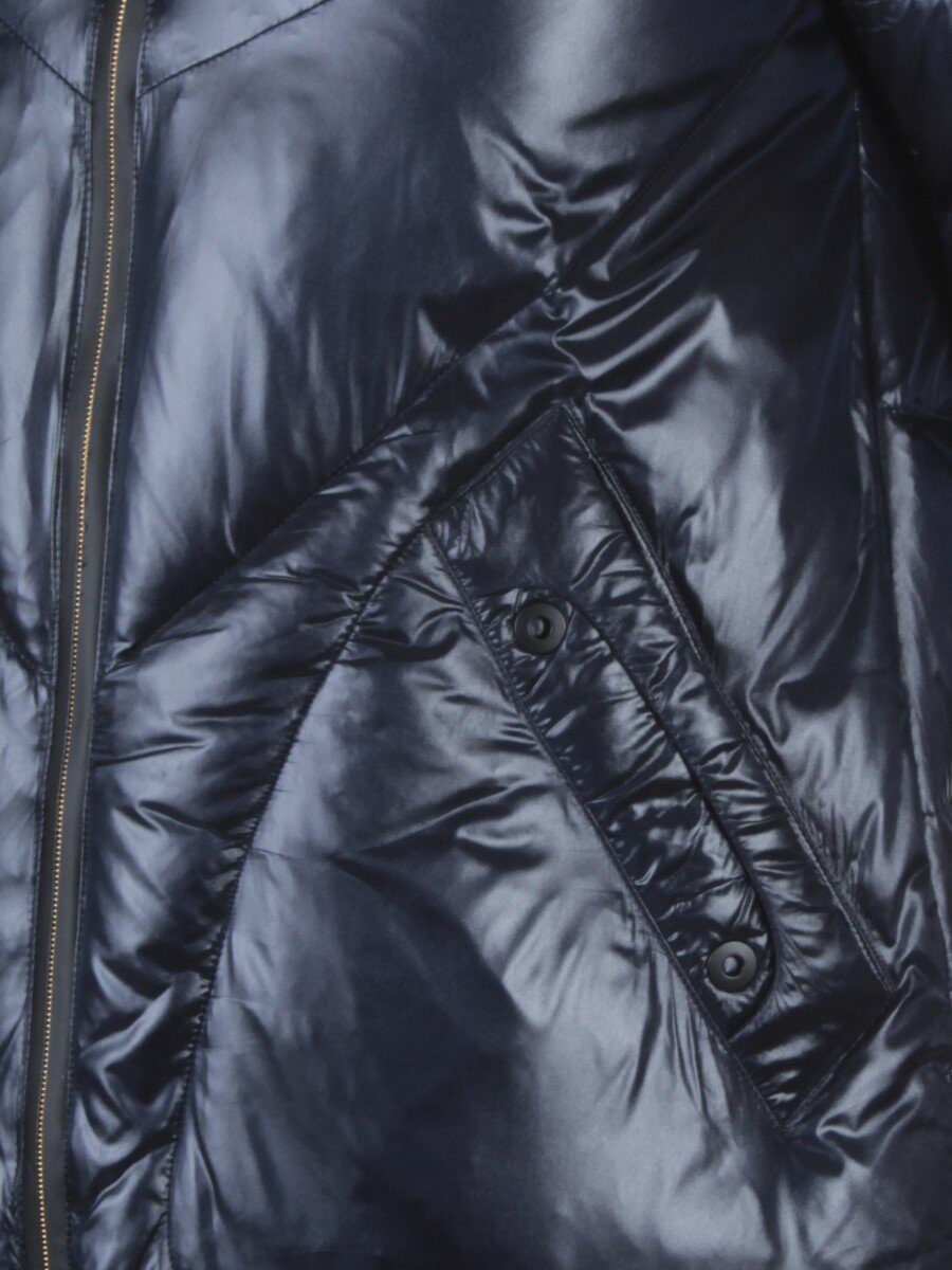 002 DK. BLUE Пальто женское зимнее Snow Grace